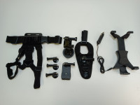 Set of Action Camera Grips and Mounts