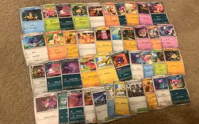 40x destined rivals pokemon common cards, View more