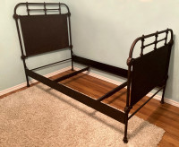 Restoration Hardware French Académie Iron Twin Bed