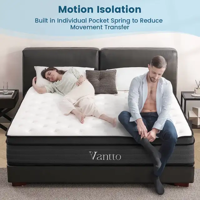 Vantto Twin 10-inch Hybrid Mattress