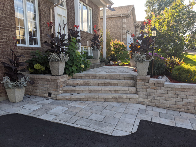 Aménagement extérieur  - Pavé uni, Muret, Patio, Clôture en bois - Gatineau in Interlock, Paving & Driveways in Gatineau - Image 3
