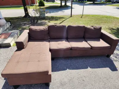 Chocolate Brown Sectional Sofa, View more