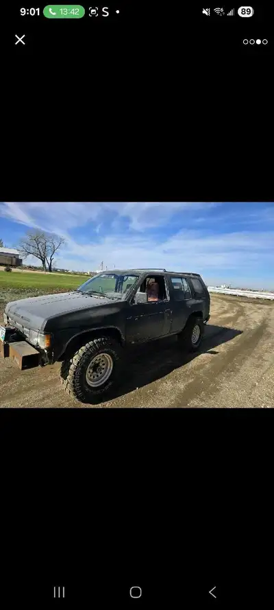 1991 Nissan pathfinder 3L 4x4 5 speed locking hubs Newer transmission brand-new clutch flywheel and...