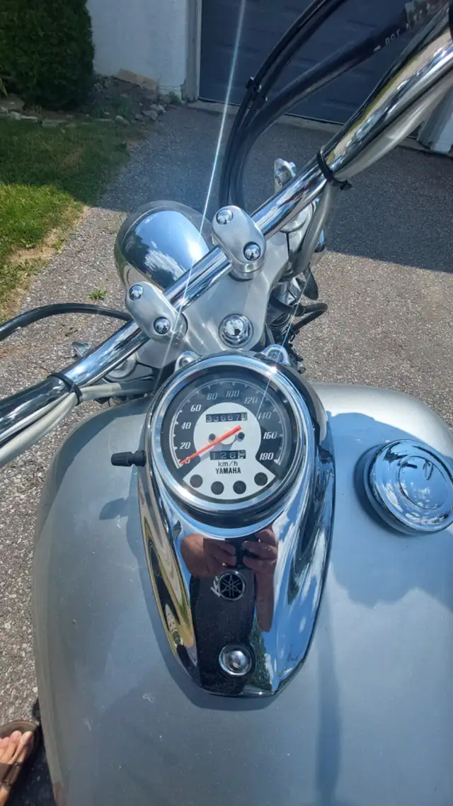 2002 Yamaha V-Star Custom in Street, Cruisers & Choppers in Kawartha Lakes - Image 3