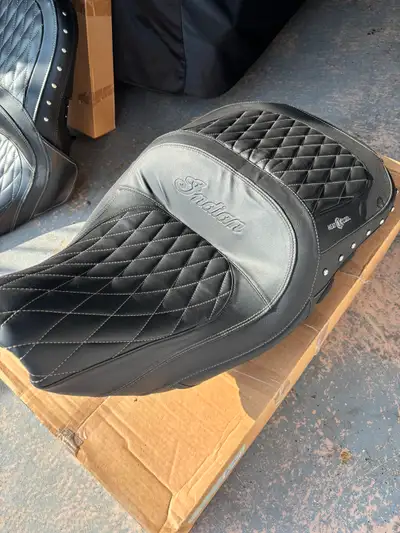Dist price $1699. New leather, Diamond pattern Heat & Cool. In box, Indian sent me two in error.