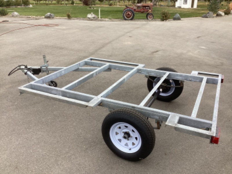 Trailer cargo flat bed frame snowmobile quad tiny home camper Cargo