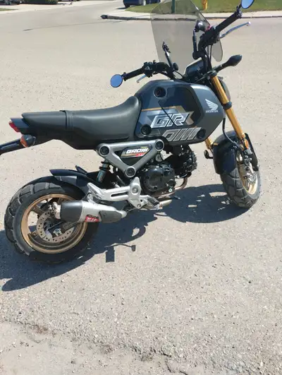 2024 Honda Grom Sp with upgrades. New dual purpose tires, Yoshimura exhaust, windshield. Low kms. Ne...