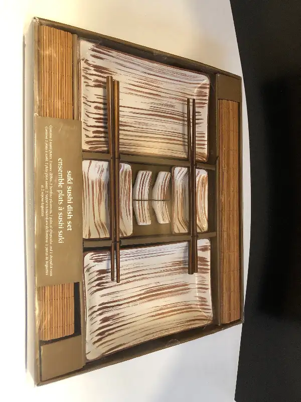 Stoneware Sushi Dish Set for 264192112117761120