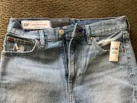 Women Gap Jeans Cheeky Straight High Rise  NWT-Size 27