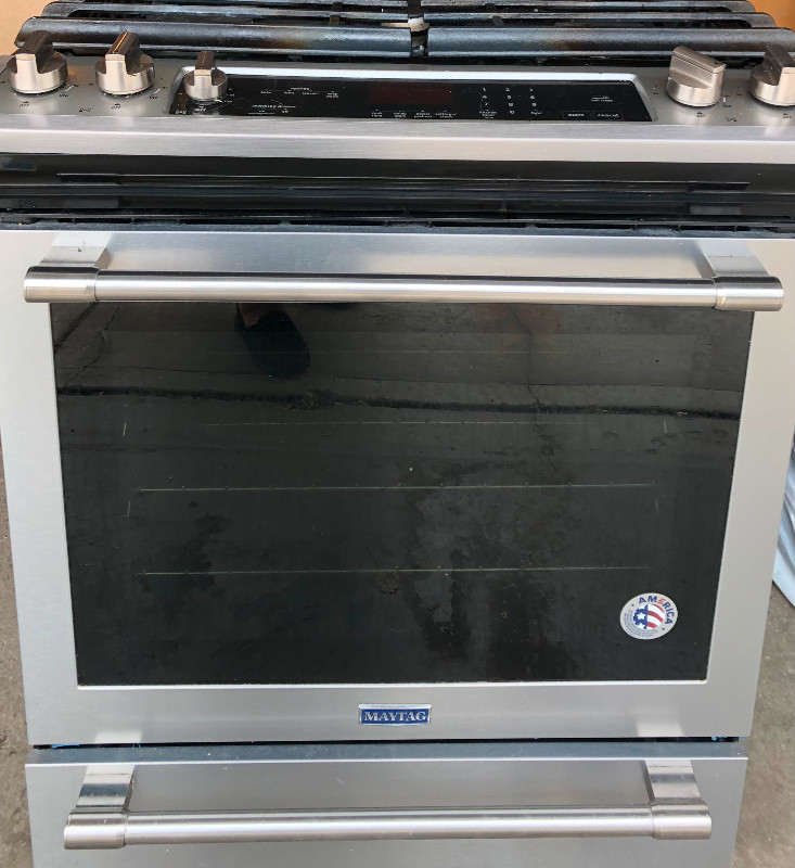 Maytag Gas 5Burner Cooktop and Oven Stoves, Ovens & Ranges Calgary