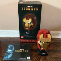 Lego Marvel Avengers Iron Man Helmet ( 76165 ) Retired 