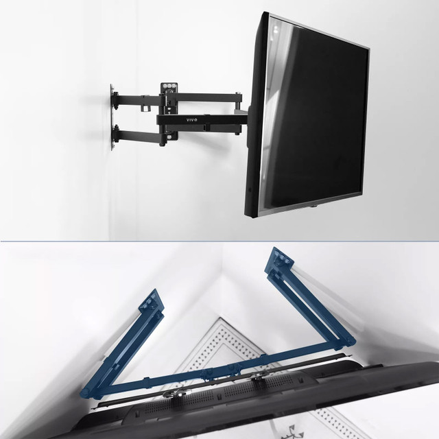 Corner TV Wall Mount for 37 to 70 inch LCD LED Plasma Screen in TVs in Burnaby/New Westminster - Image 2