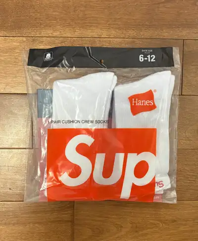 Supreme Hanes Crew Socks, View more