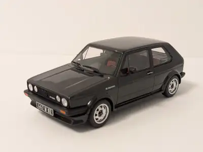 Norev 1/18 scale Volkswagen Golf GTi 16S Oettinger mk1 in black. This model was produced in a limite...