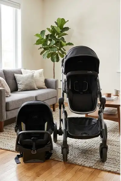 evenflo pivot xpamd stroller with car seat, View more