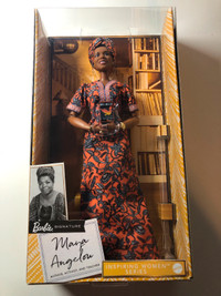 2020 Barbie Signature Maya Angelou doll mint in box never opened
