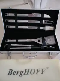 BergHOFF Essentials 6 pc Stainless BBQ Set Never Used