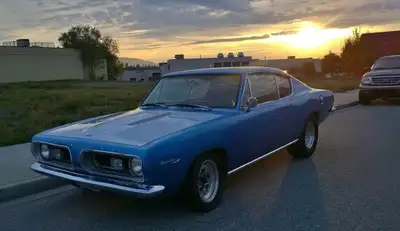 I am offering a rare opportunity to purchase a 1967 Plymouth Barracuda fastback, a classic race car...