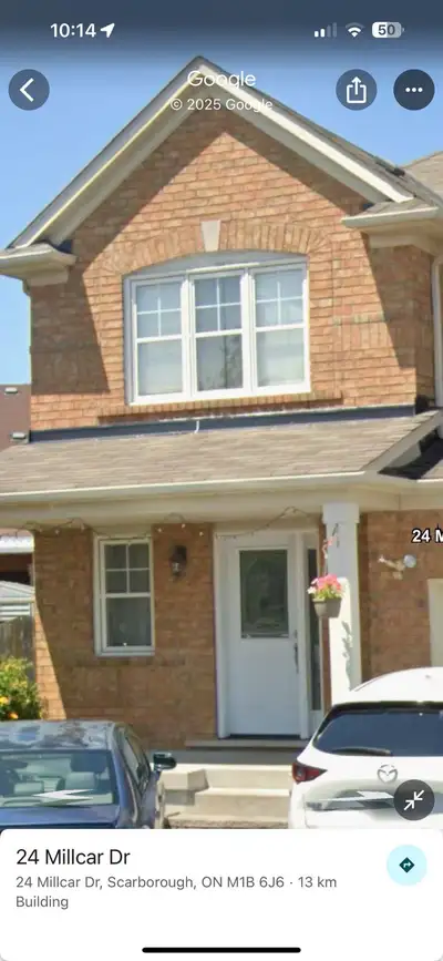 This house is available for rent and features a well-maintained exterior, offering a comfortable liv...