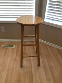 Wood stool