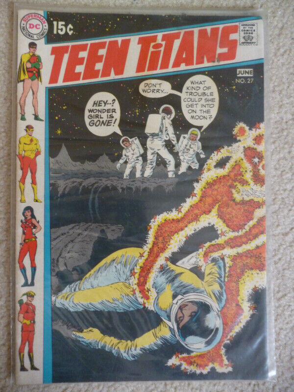 Teen Titans DC Comics lot x 10 1966-1972 Robin Speedy WonderGirl in Arts & Collectibles in Peterborough - Image 3
