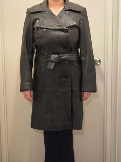 Prada Sheepskin Leather Coat, View more