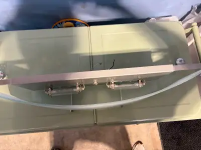 Beautiful vanity two bulb light fixture 25 inches wide. Only used for two years , complete new renov...