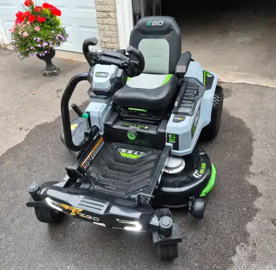 NEW Ego Z6 42" Zero Turn Electric Riding Mower with e-Steer, View more