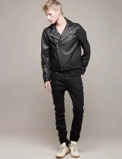 Authentic Acne Studios Gibson Leather Jacket – Black EU 46 , View more