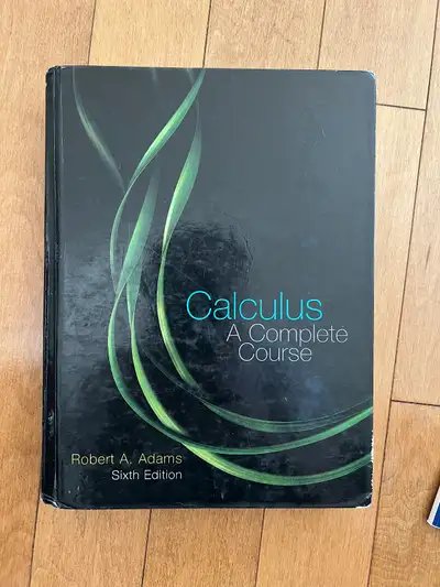 Calculus, A complete course, Adams., View more