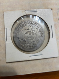 1894 South African Silver 2 1/2 Shillings