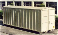 Roll off storage container or site office