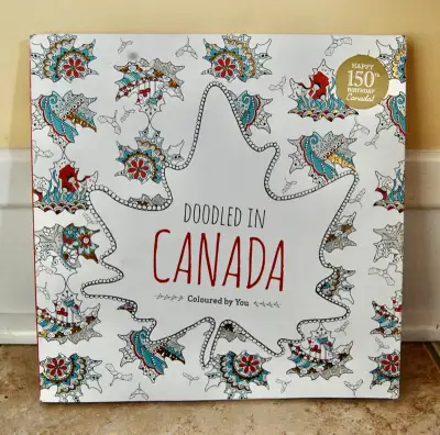 9.5L x 9.5W inches (64 pgs). Two of the pages have been coloured. Made with top-quality heavy paper,...