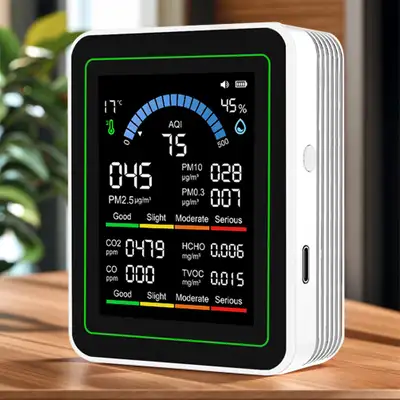 10-in-1 Air Quality Tester Real-Time HCHO Detector with Display, View more