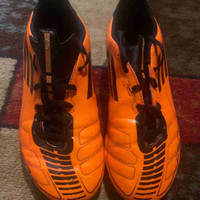 Adidas F50 orange soccer cleats size 4 price negotiable 