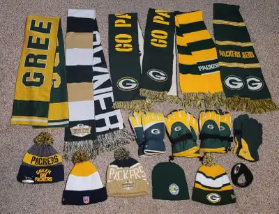Greenbay Packers Gloves Toque & scarf, View more