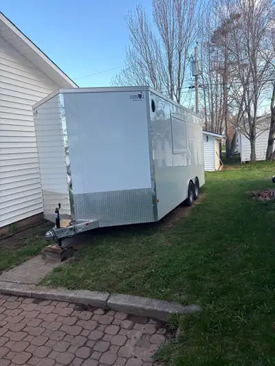 2023 Dura bull Enclosed Trailer 8.5x20 with a 6” extra height, tandem 2x3500lb axles, all aluminum f...