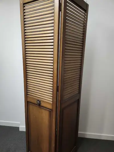 Closet door vintage wooden , View more