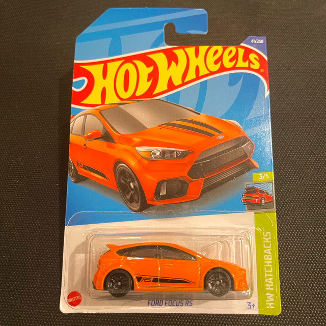 Hot Wheels FORD FOCUS RS ORANGE HW HATCHBACKS NEW MATCHBOX