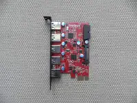 KT5001 5-Port USB 3.0 PCIe Card