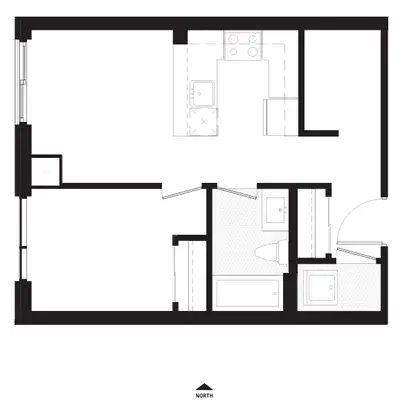 Brand new 553 sq ft one bedroom + den unit for rent at prime location in downtown Hamilton. - Applia...