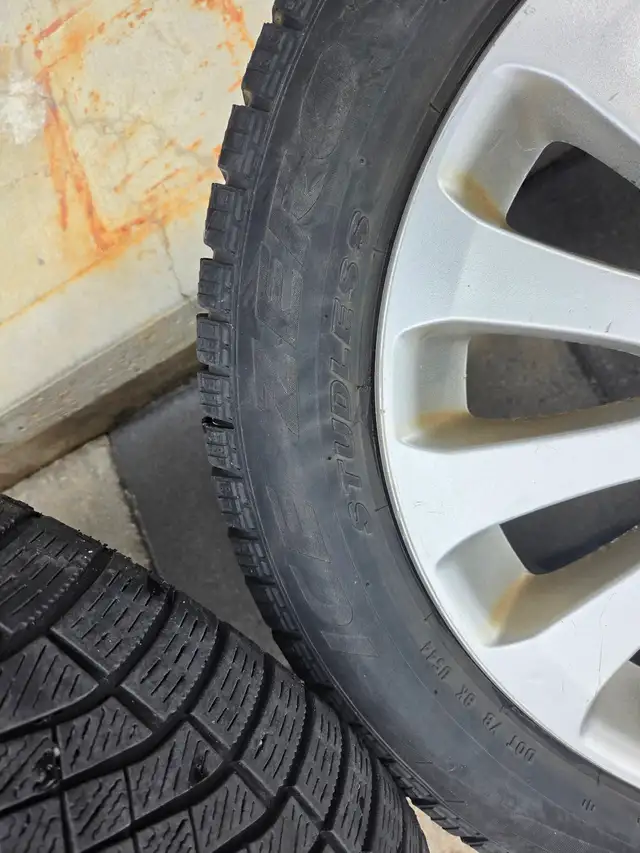Snow Tires on Subaru Alloys - 205 55 R16 in Tires & Rims in Ottawa - Image 3