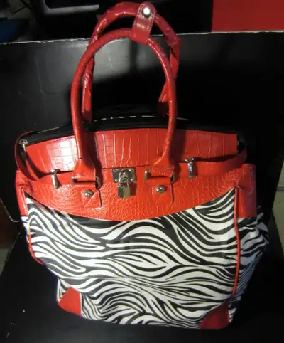 Vintage Zebra Carry on Bag on Wheels (JJD-288), View more
