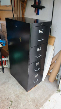 Black Steel File Cabinet