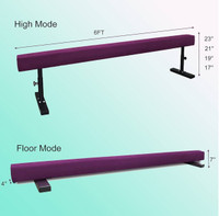 Gymnastics beam - 3 levels