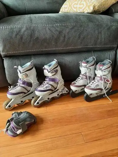 patins a glace ajustable k2 pour filles, View more