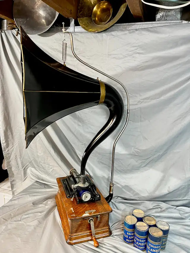Edison Phonograph Gramophone Victrola | Arts & Collectibles | Kitchener ...