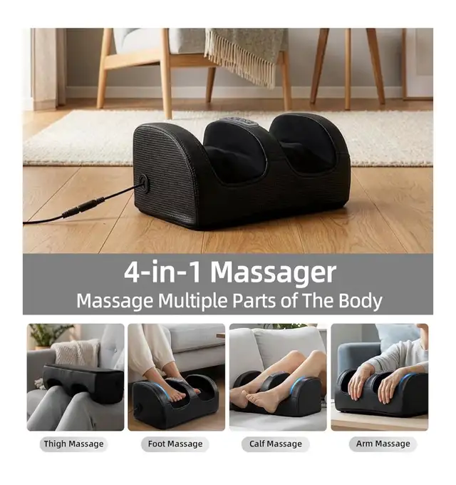 neck &Foot Massager with Massage Roller, Foot and Calf Massage in Other in Calgary - Image 4