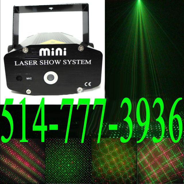 ☣☣☣ Laser Rouge Vert 4 Patterns DJ Disco PARTY Dance Club Bar ☣☣ dans Appareils électroniques  à Laval/Rive Nord