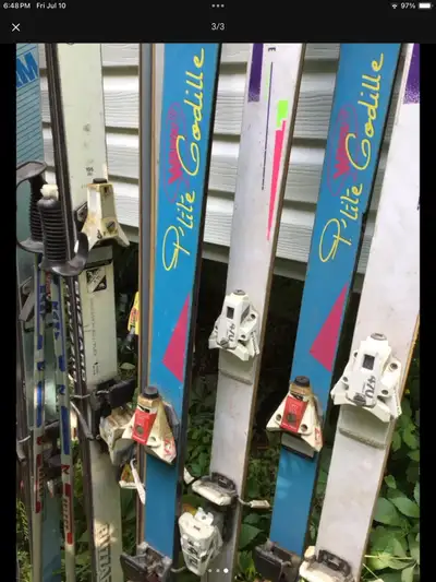 assortment of skis , View more